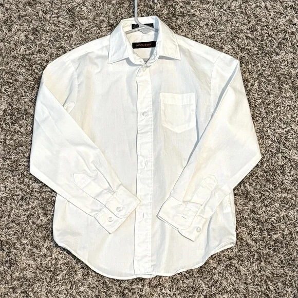 dockers white dress shirts Dockers Essential Button-Up Shirt - Classic Fit - Men's